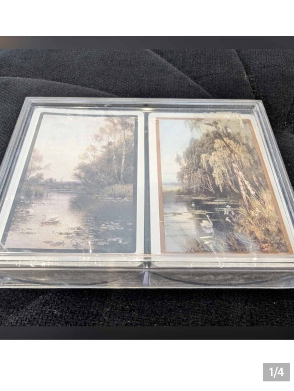 Vintage playing cards Landscape painting high quality cards, made in Canada